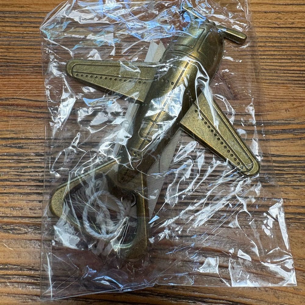 Kate Aspen Gold Airplane Bottle Opener - Picture 8 of 11
